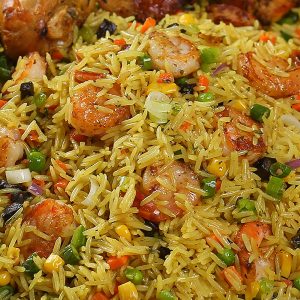 nigerian fried rice(chicken)